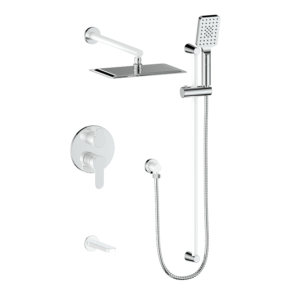 VOGT SET.LN.310.310 Lusten 3-Way PB Shower Kit