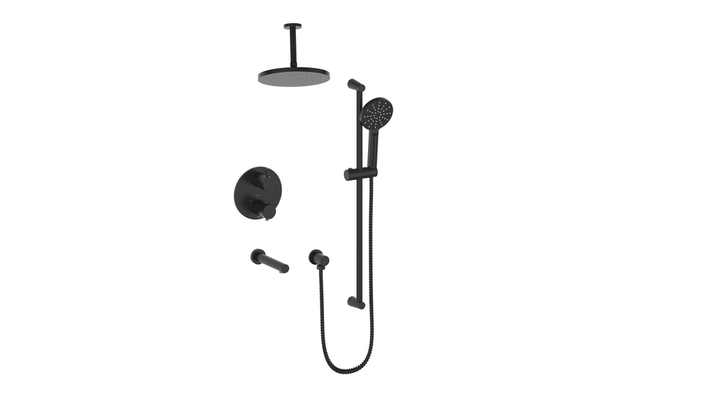 VOGT SET.OR.320.326 Worgl 3-Way TH Shower Kit with 6" Ceiling Arm