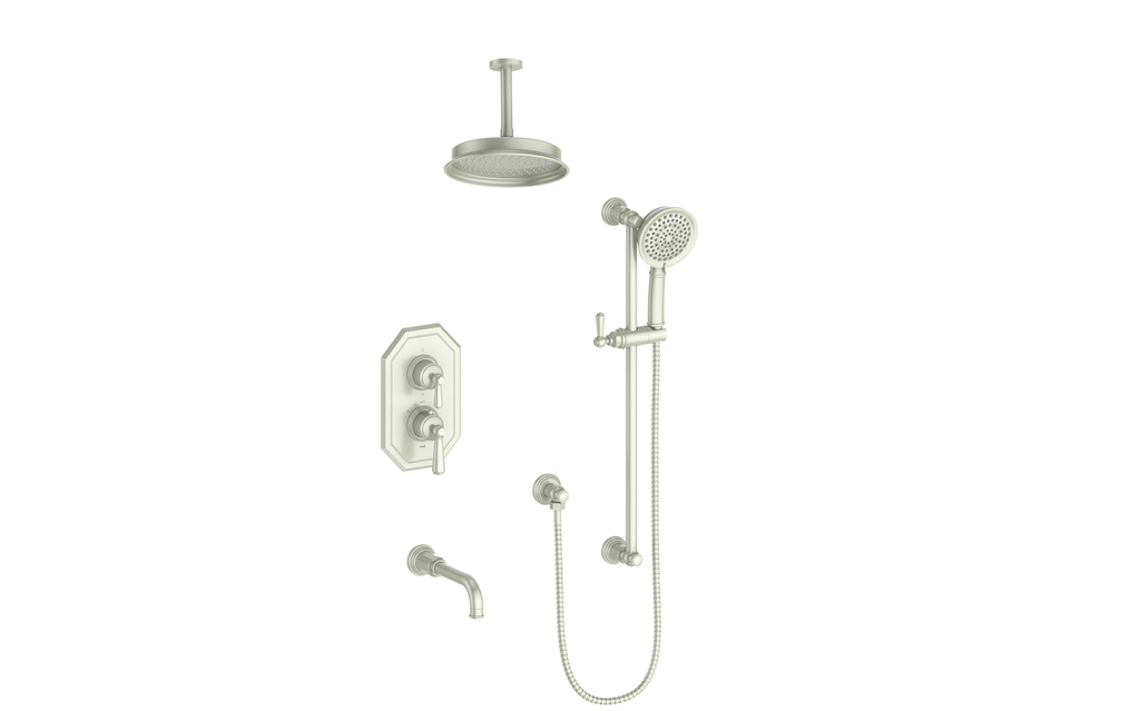 VOGT SET.C11.320.316 Carinthia 3-Way TH Shower Kit with 6" Ceiling Arm