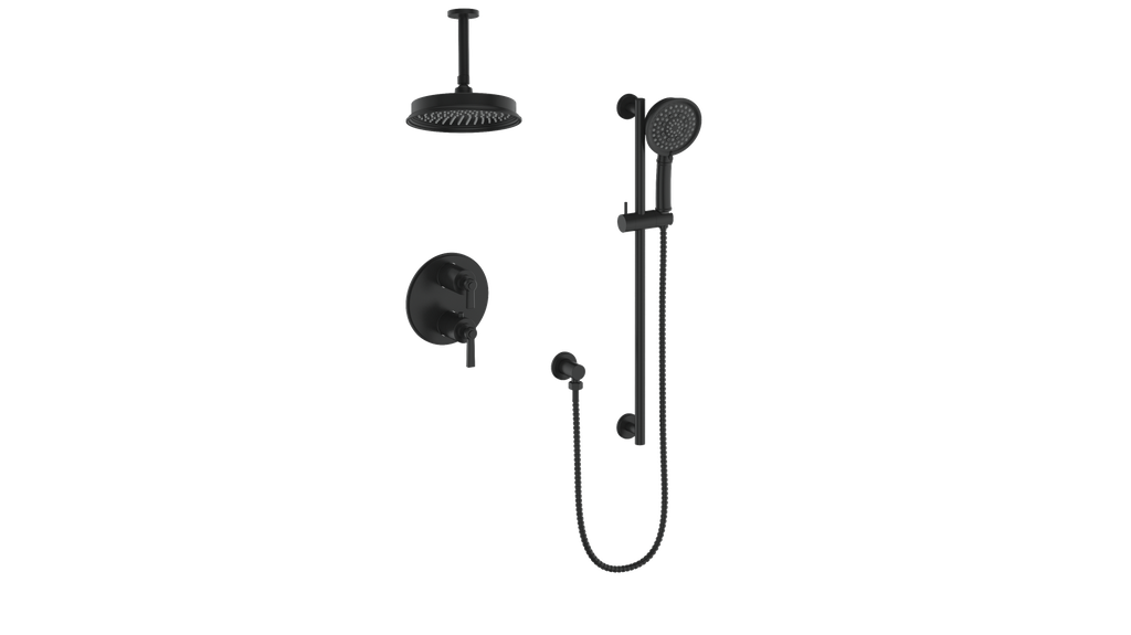 VOGT SET.Z1.220.216 Zehn 2-Way Shower Kit with 6" Ceiling Arm