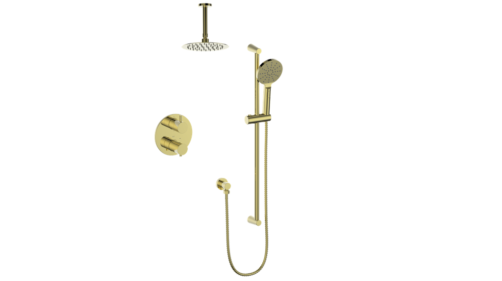 VOGT SET.WL.220.216 Worgl 2-Way TH Shower Kit with 6" Ceiling Arm