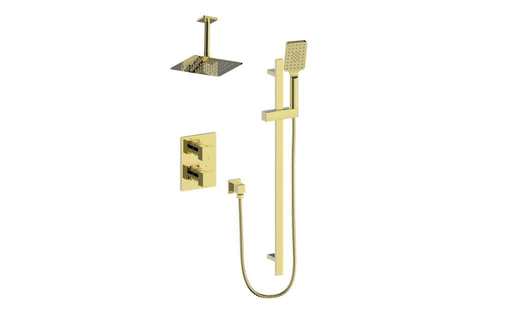 VOGT SET.KG.220.216 Kapfenberg 2-Way TH Shower Kit with 6" Ceiling Arm