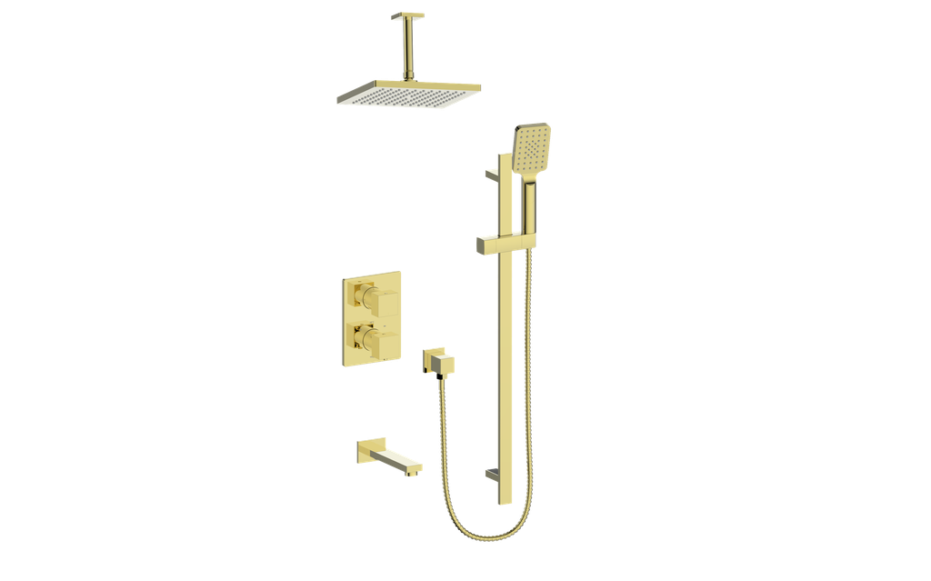 VOGT SET.AP.320.326 Kapfenberg 3-Way TH Shower Kit with 6" Ceiling Arm