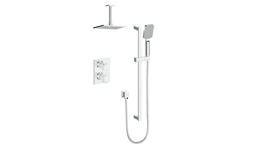 VOGT SET.NU.220.216 Niveau 2-Way TH Shower Kit with 6" Ceiling Arm