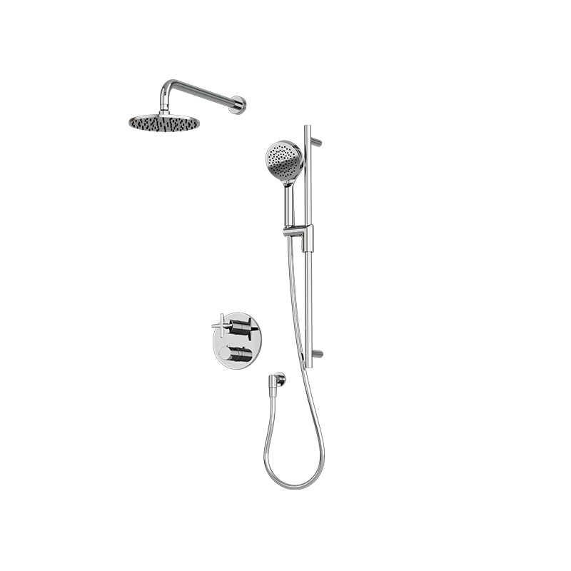 RUBI RLX821 Lexa 1/2'' Thermostatic Shower Set 2 Way Div. Xvtr69R