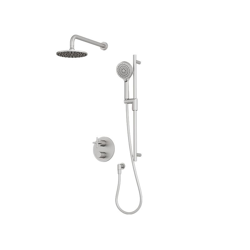 RUBI RLX821 Lexa 1/2'' Thermostatic Shower Set 2 Way Div. Xvtr69R