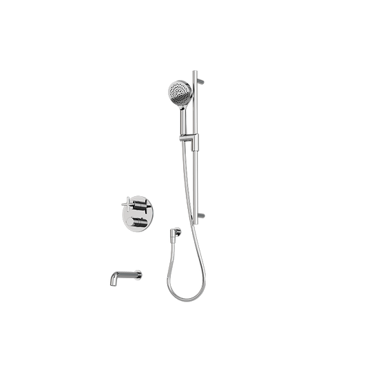 RUBI RLX832 Lexa 1/2'' Thermostatic Shower Set 2 Way Div. Xvtr69R