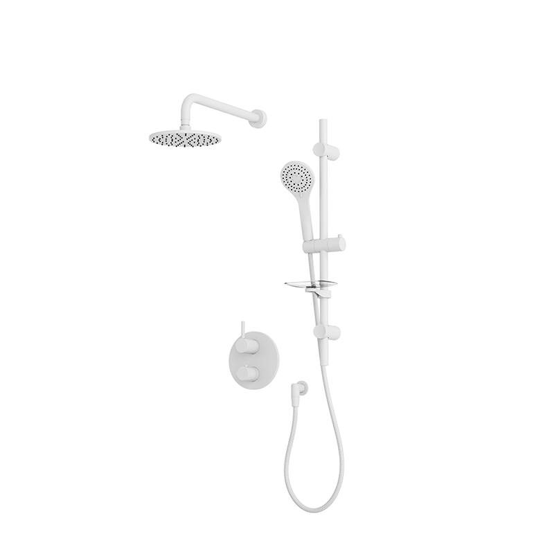 RUBI RVT811B Vertigo 1/2'' Thermostatic Shower Set 2 Way Div. Xvtr69R