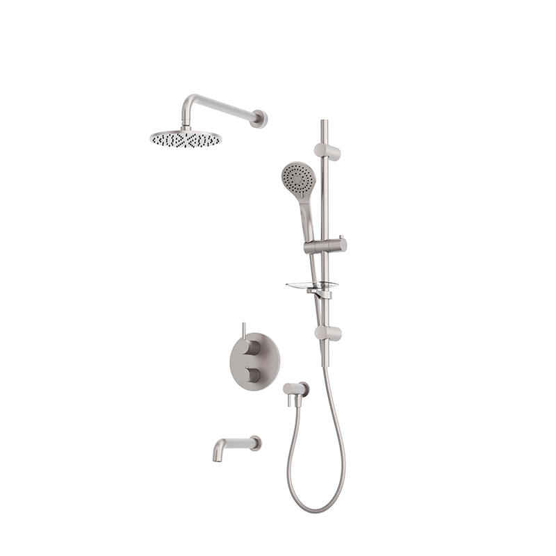 RUBI RVT813B Vertigo 1/2'' Thermostatic Shower Set 2 Way Div. Xvtr69R