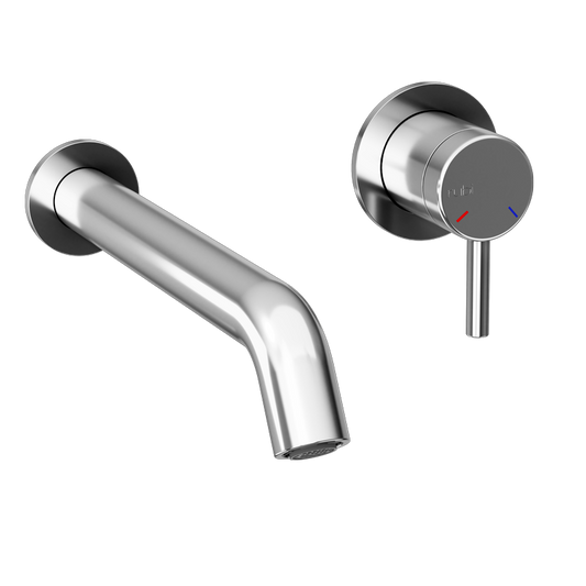 RUBI RVT17R Vertigo W-Mounted Basin Faucet + Individual Flanges