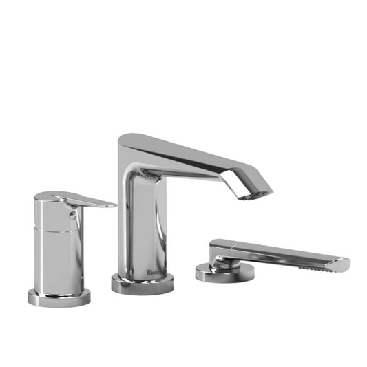 RIOBEL TVY16 Venty 3-Piece Deck-Mount Tub Filler With Hand Shower Trim