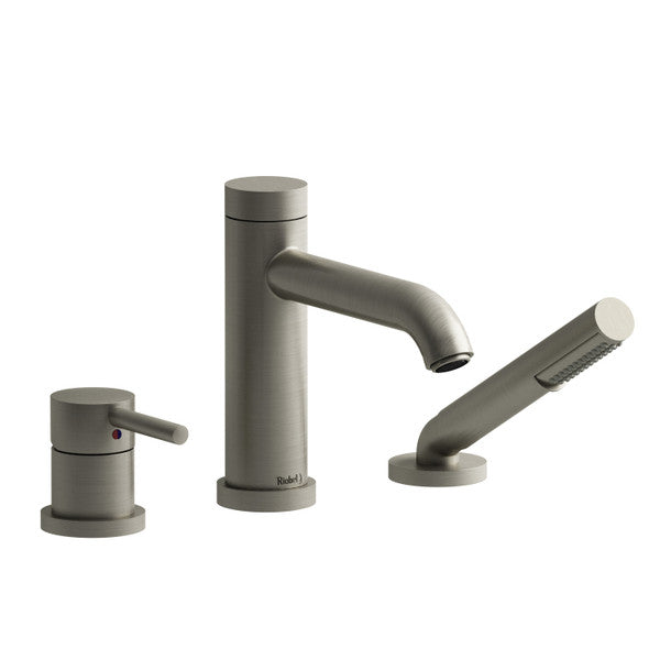 RIOBEL TCS10 3-Piece Deck-Mount Tub Filler With Hand Shower Trim