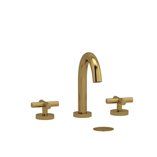 RIOBEL RU08 Riu Widespread Bathroom Faucet with C-Spout