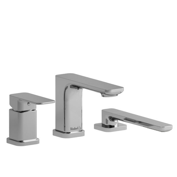 RIOBEL TEQ16 Equinox 3-Hole Deck Mount Tub Filler Trim