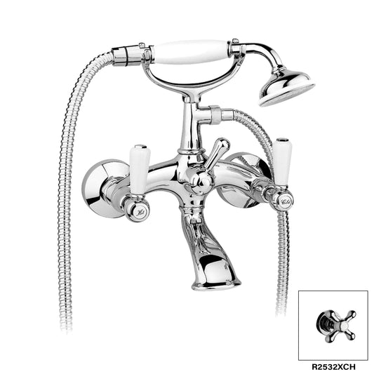 DISEGNO R2532L Colonial Wall Mount Tub Filler