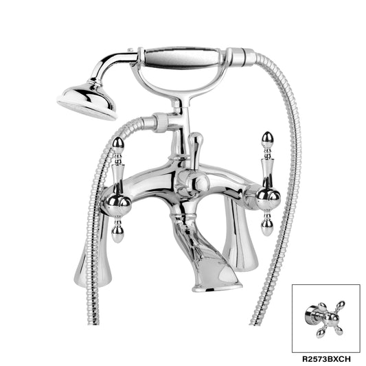 DISEGNO R2573BL Chopin Deck Mount Tub Filler