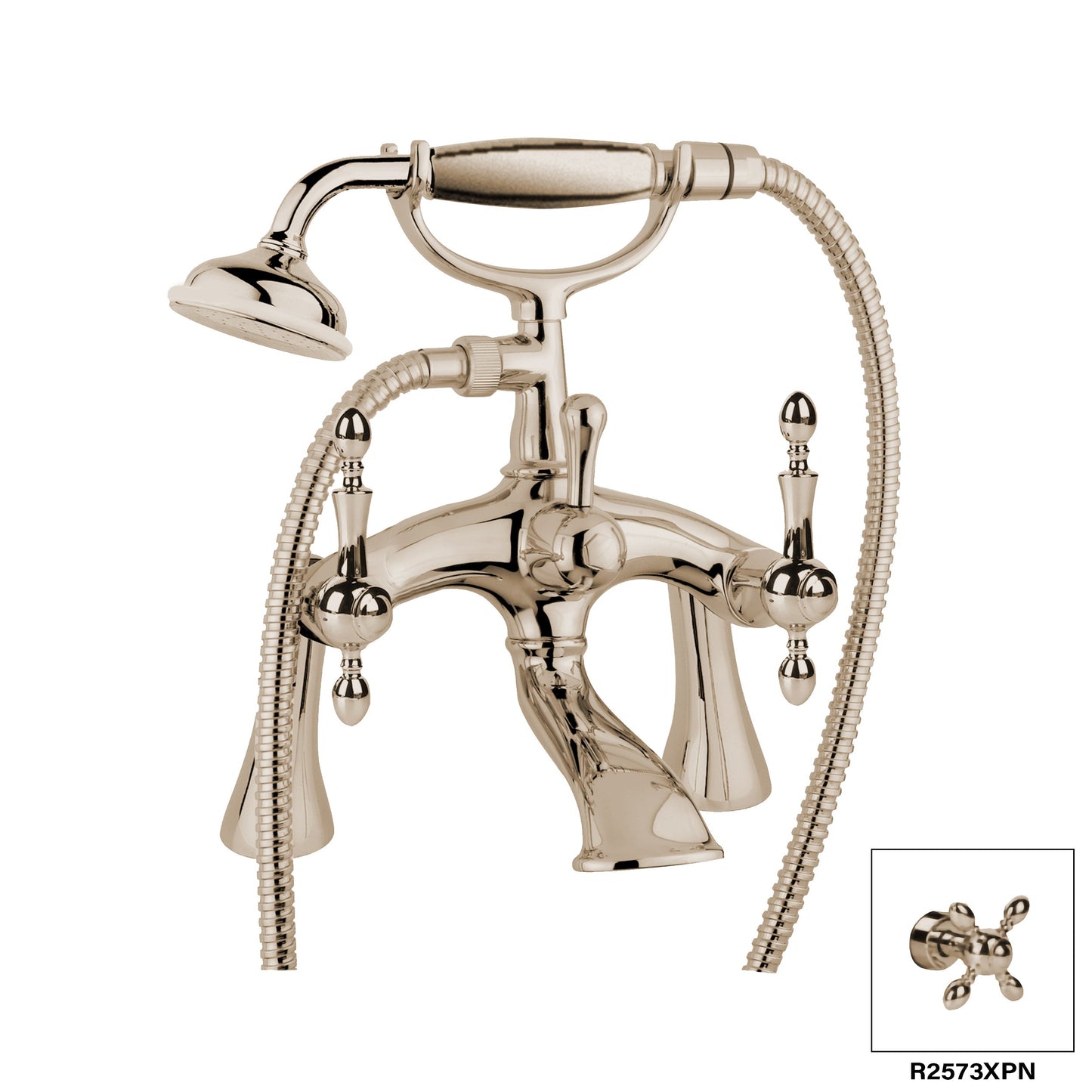 DISEGNO R2573L Chopin Wall Mount Tub Filler