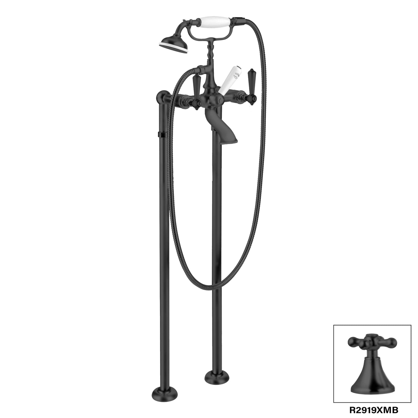 DISEGNO R2919X London Floor Mount Tub Filler