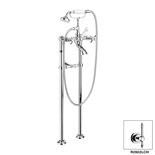 DISEGNO R2922L Nostalgia Floor Mount Tub Filler