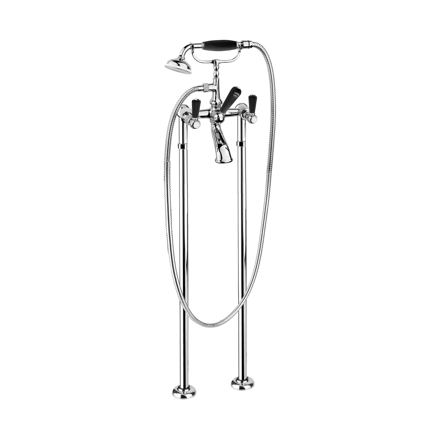 DISEGNO R2924L Regent Floor Mount Tub Filler