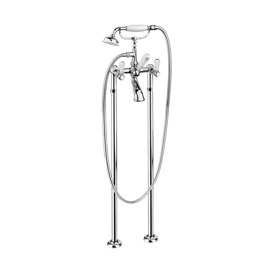 DISEGNO R2924L Regent Floor Mount Tub Filler