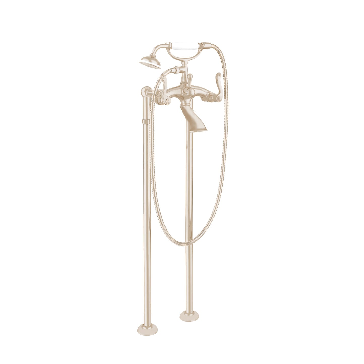 DISEGNO R2936L Classic Floor Mount Tub Filler