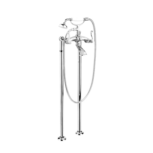 DISEGNO R2936L Classic Floor Mount Tub Filler