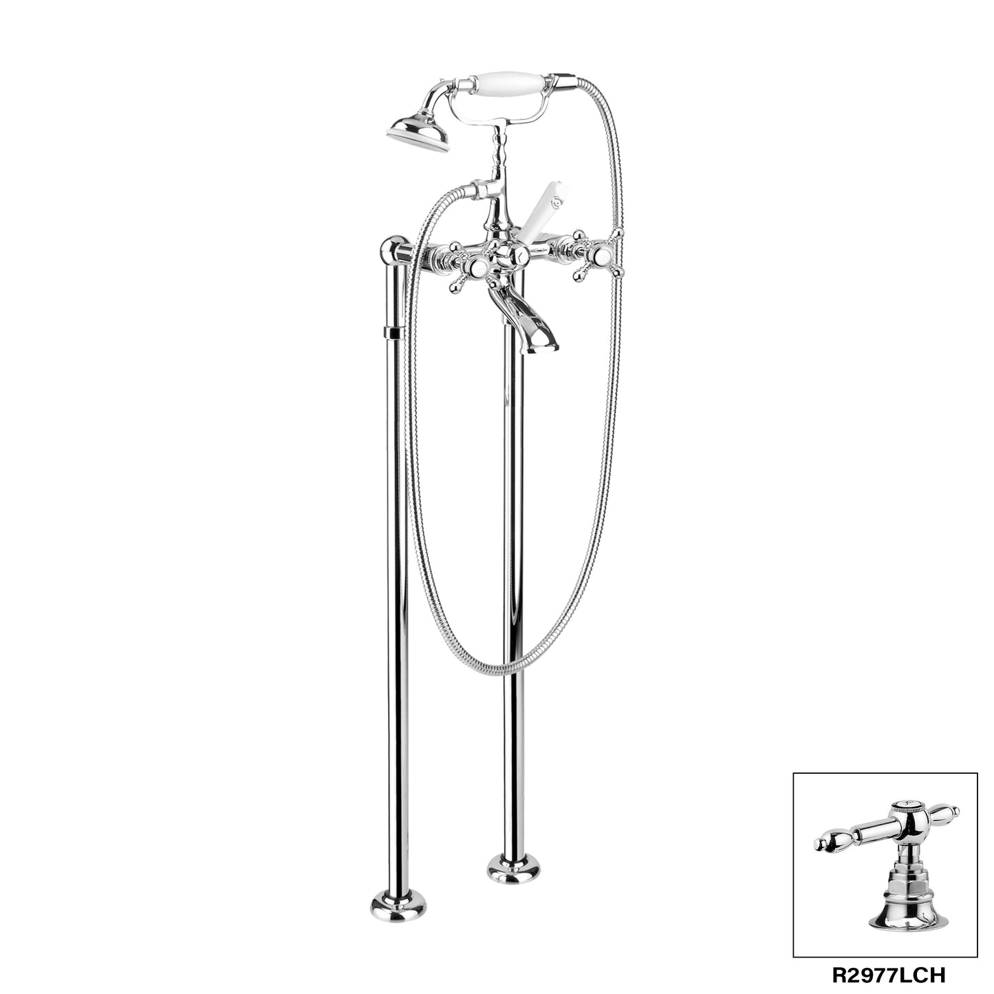 DISEGNO R2977 Julia Floor Mount Tub Filler