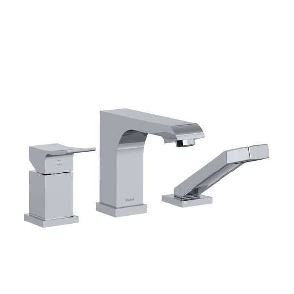 RIOBEL TZO16 Zendo 3-Hole Deck Mount Tub Filler Trim