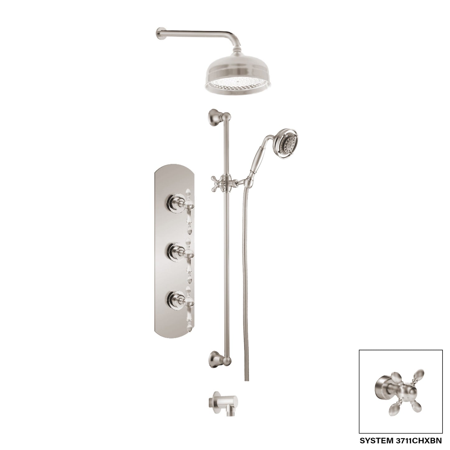 DISEGNO 3711CHL Chopin Shower System