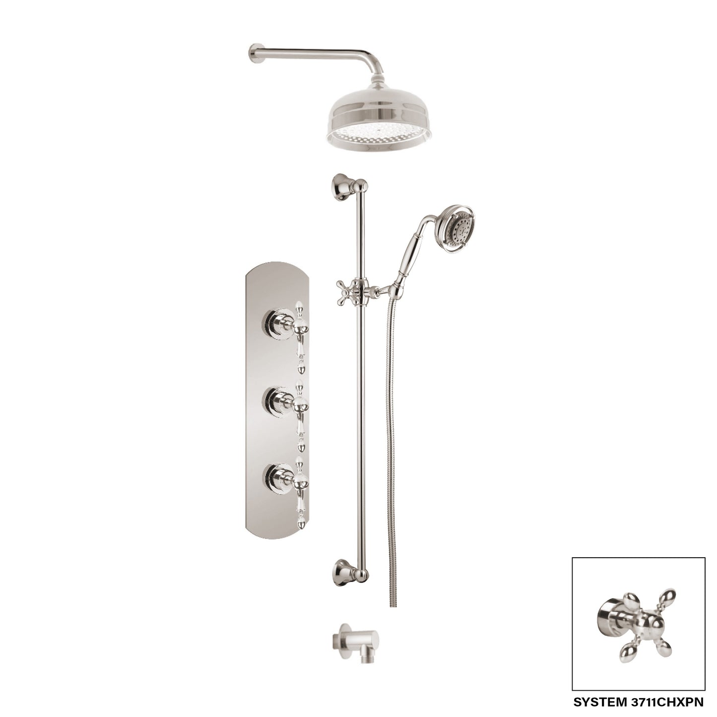 DISEGNO 3711CHL Chopin Shower System