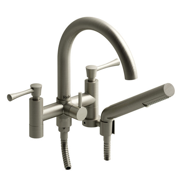 RIOBEL ED06L Edge Two Hole Tub Filler Without Risers