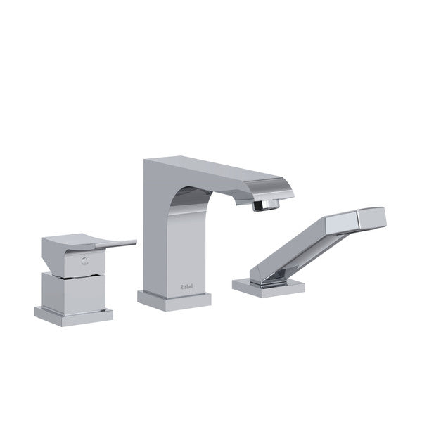 RIOBEL TZO10 Zendo 3-Piece Deck-Mount Tub Filler With Hand Shower Trim