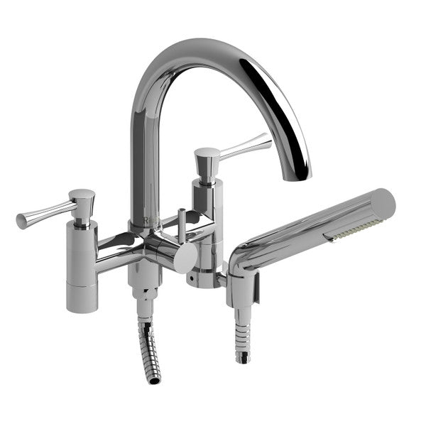 RIOBEL ED06L Edge Two Hole Tub Filler Without Risers